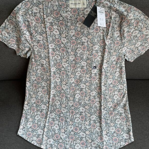 Abercrombie & Fitch A&F Soft Tee Floral T Shirt - size XL Brand new - NWT - Picture 5 of 7